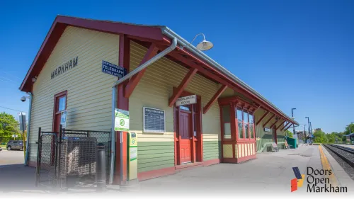 Photo of Markham Village Train Station promoting Doors Open Markham