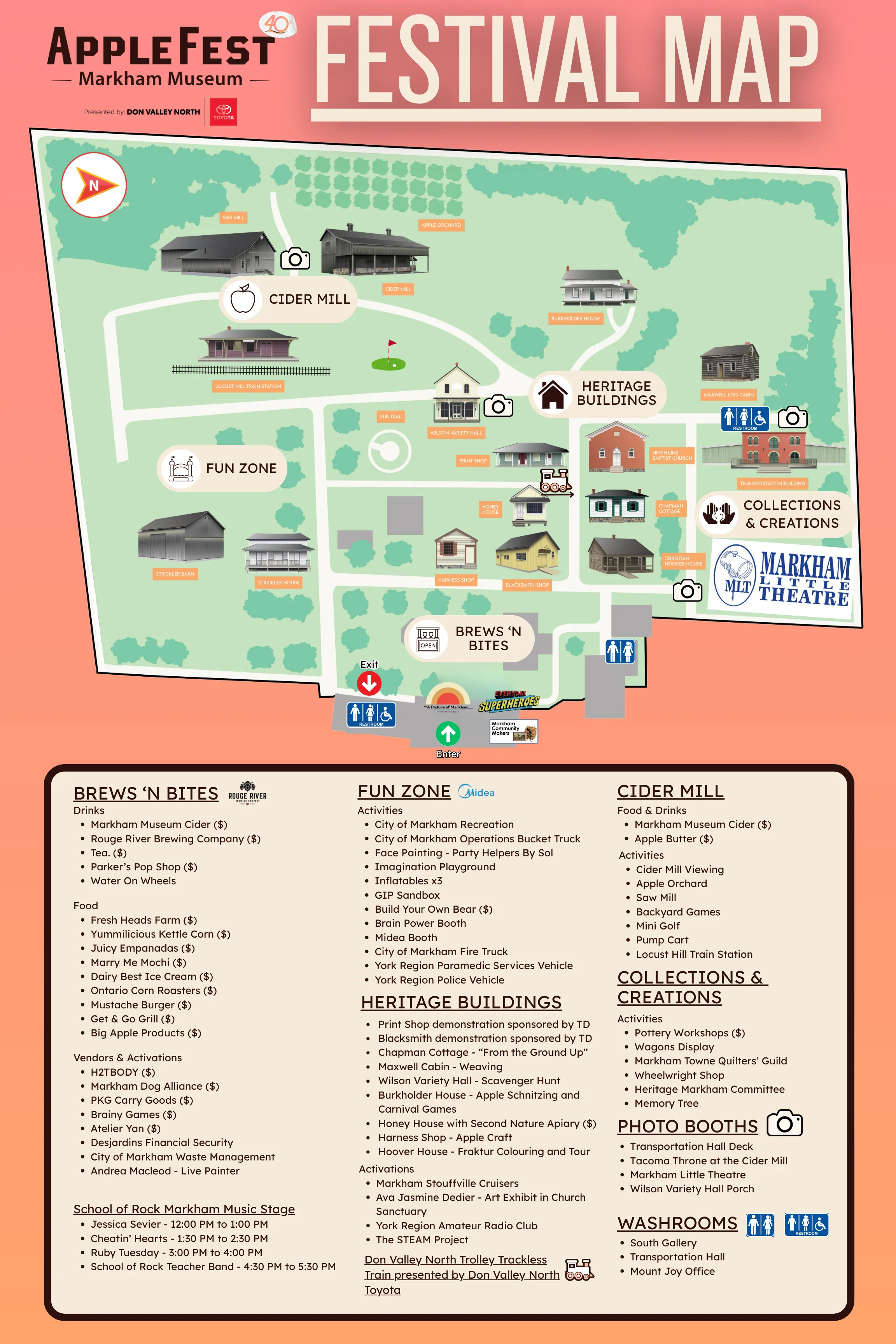 AppleFest 2025 Event Map
